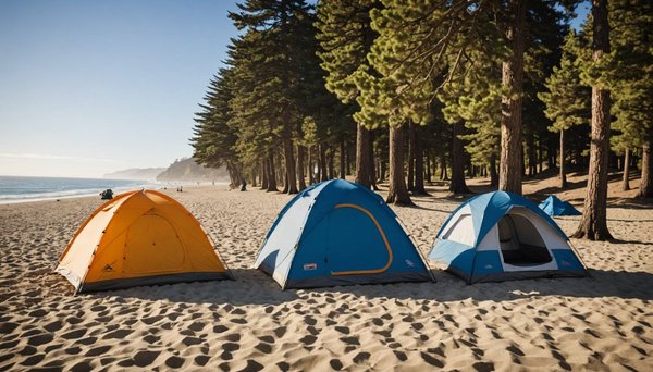 Camping vias pas cher : explorez californie plage à petit prix