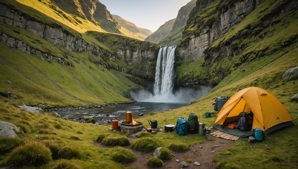 Camping à Cascade du Hérisson, l'un des meilleurs endroits pour les amoureux