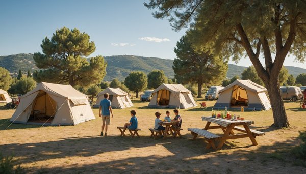 Camping économique en PACA: Top destinations abordables